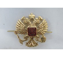 Эмблема на тулью фуражки Герб РФ металл